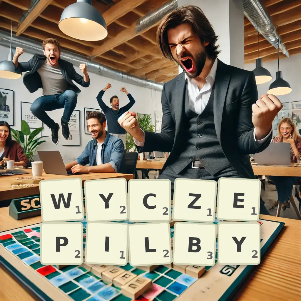 Słowa z liter WYCZEPIŁBY
