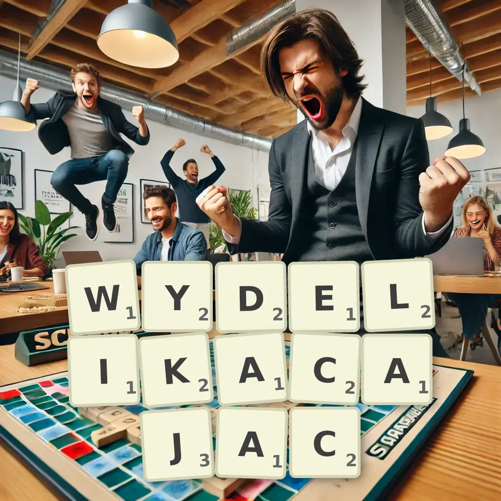 Słowa z liter WYDELIKACAJĄC