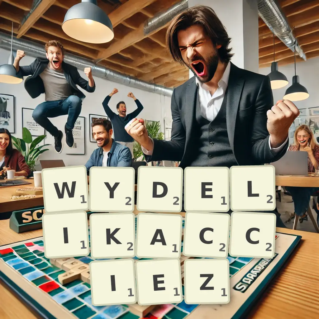 Słowa z liter WYDELIKAĆCIEŻ