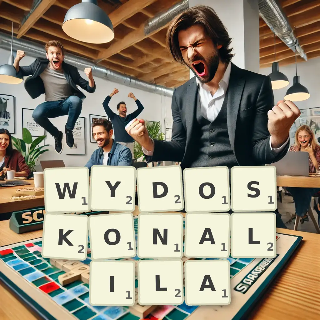 Słowa z liter WYDOSKONALIŁA