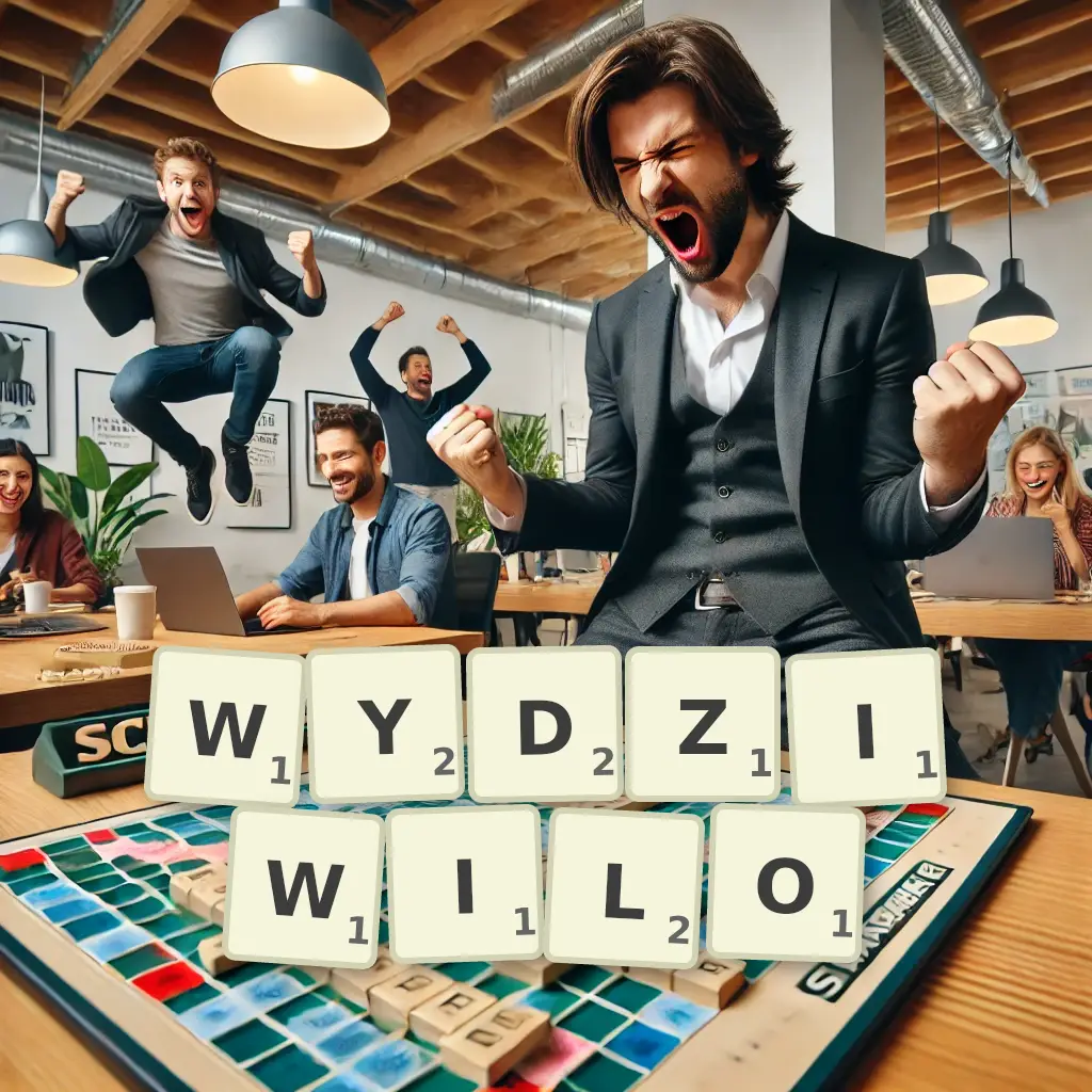 Słowa z liter WYDZIWIŁO