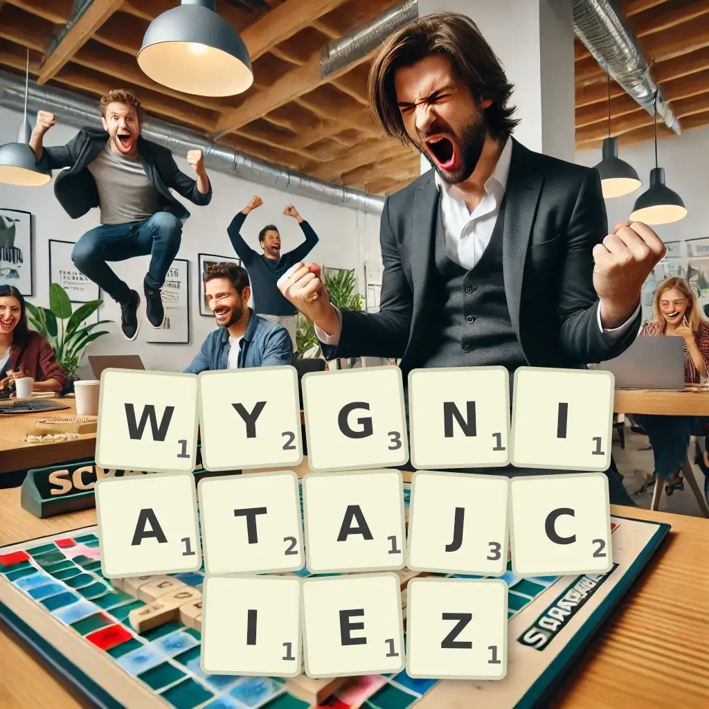 Słowa z liter WYGNIATAJCIEŻ