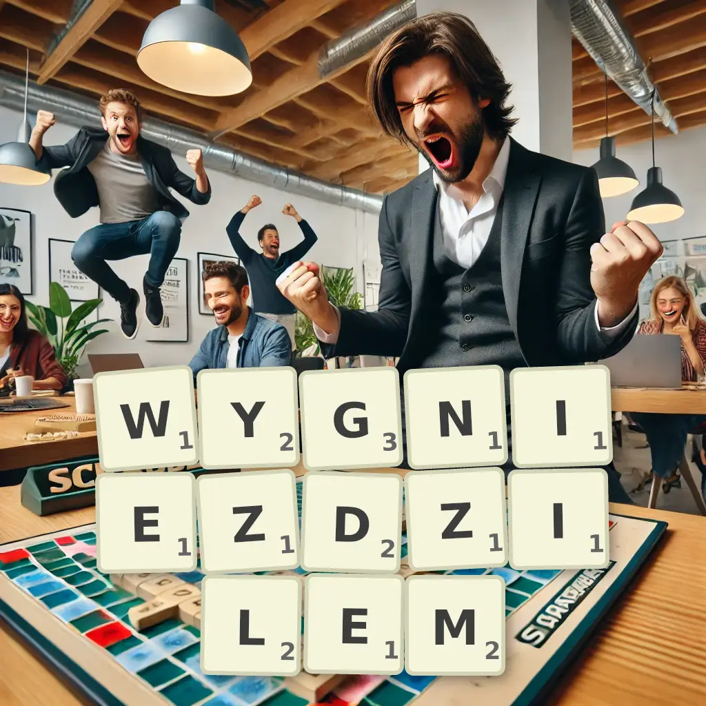 Słowa z liter WYGNIEŹDZIŁEM