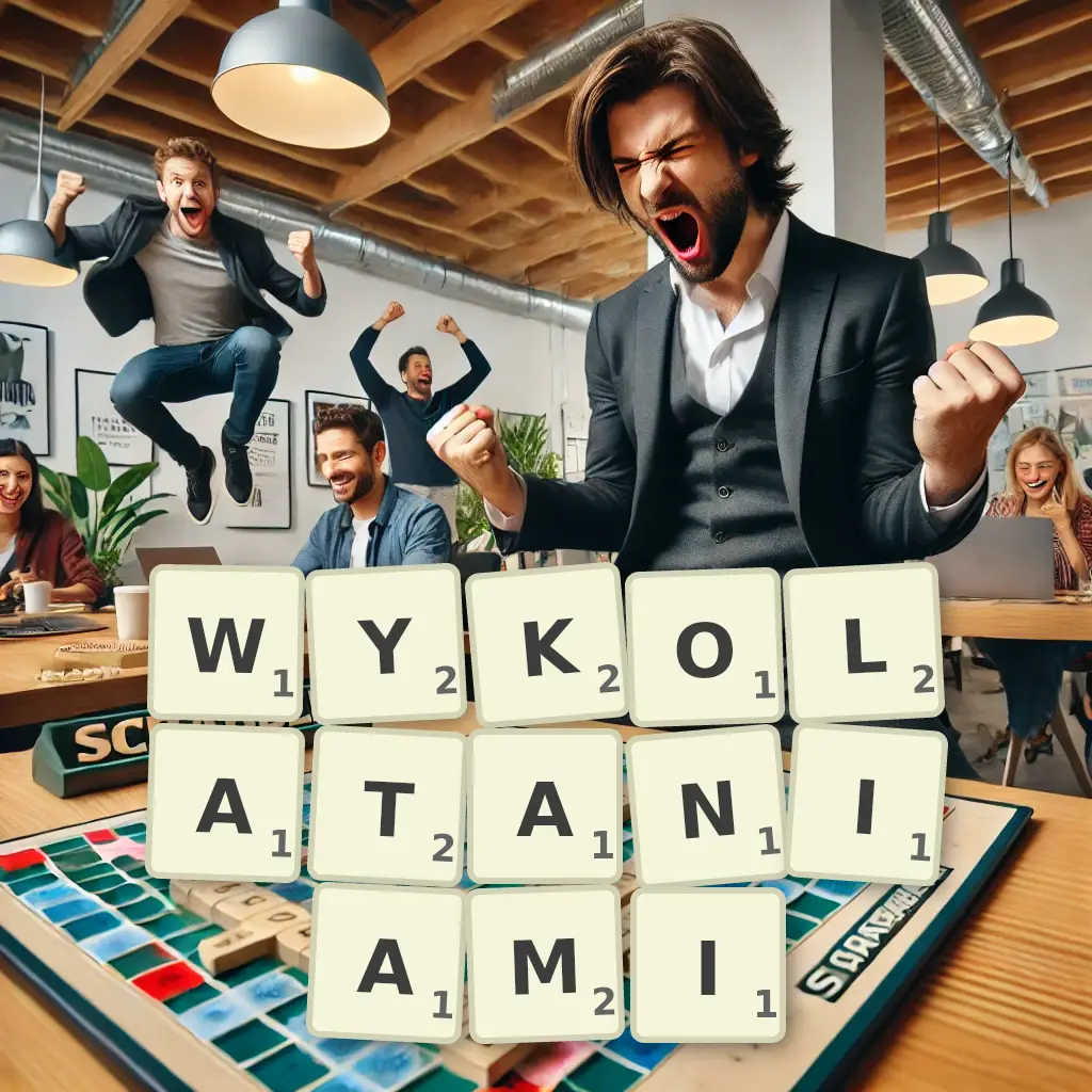 Słowa z liter WYKOŁATANIAMI