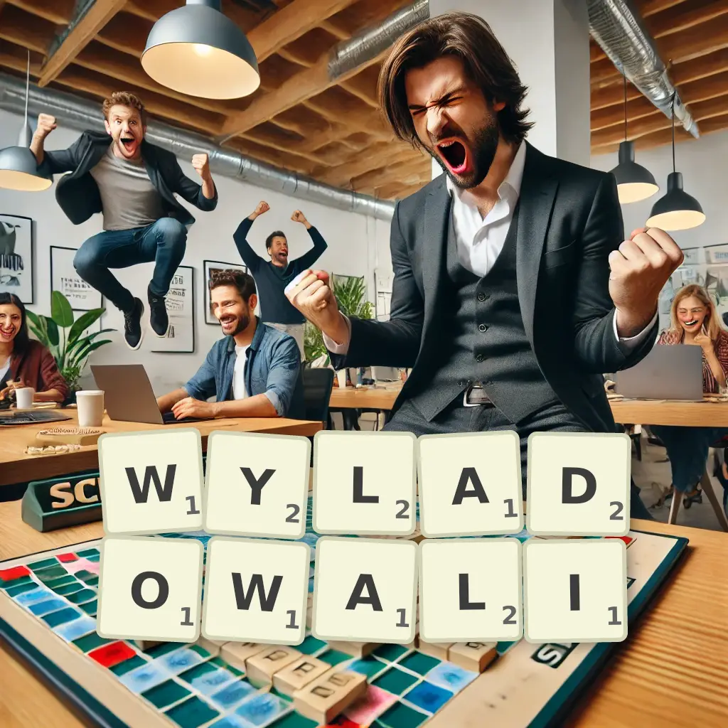 Słowa z liter WYŁADOWALI