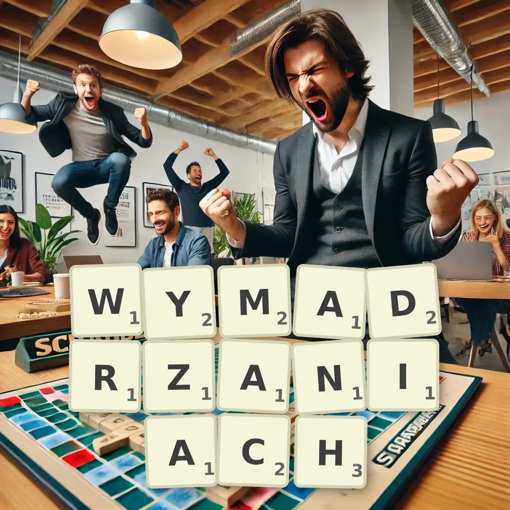 Słowa z liter WYMĄDRZANIACH