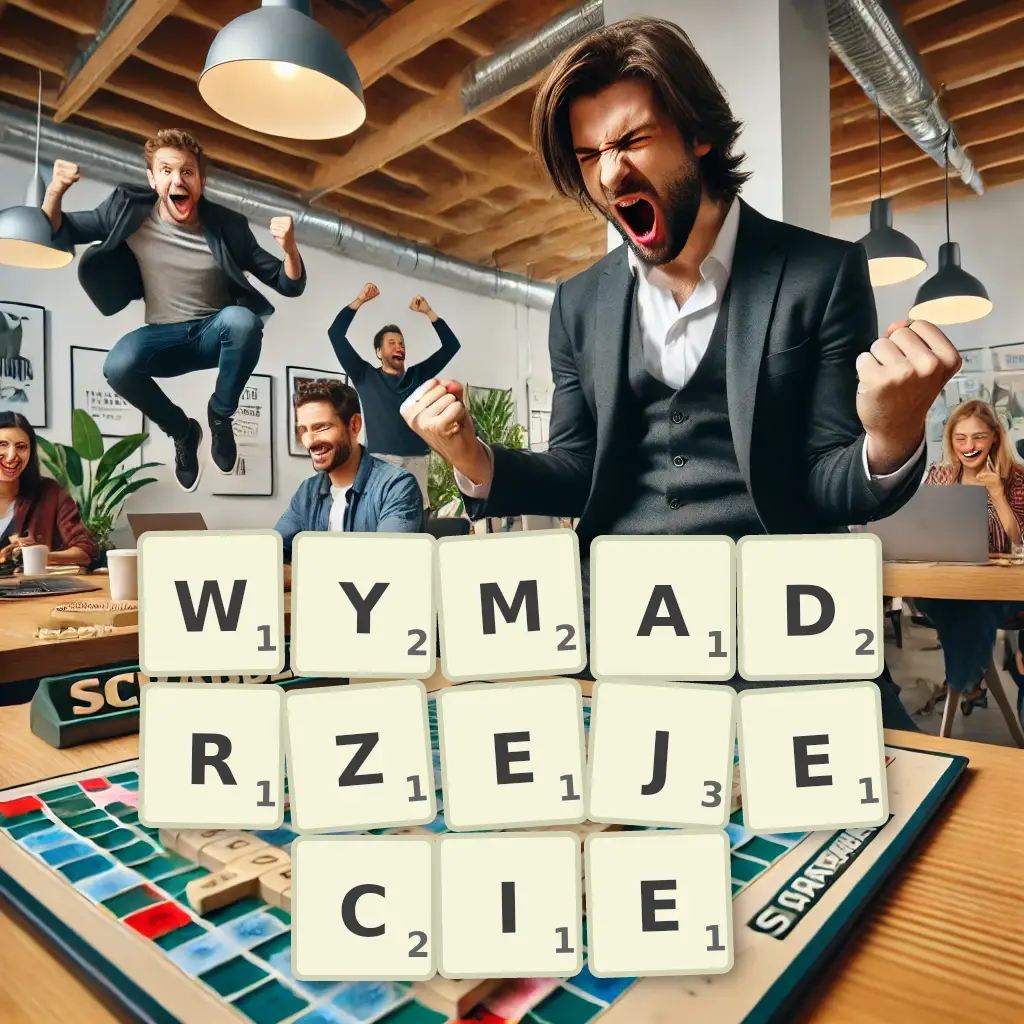 Słowa z liter WYMĄDRZEJECIE