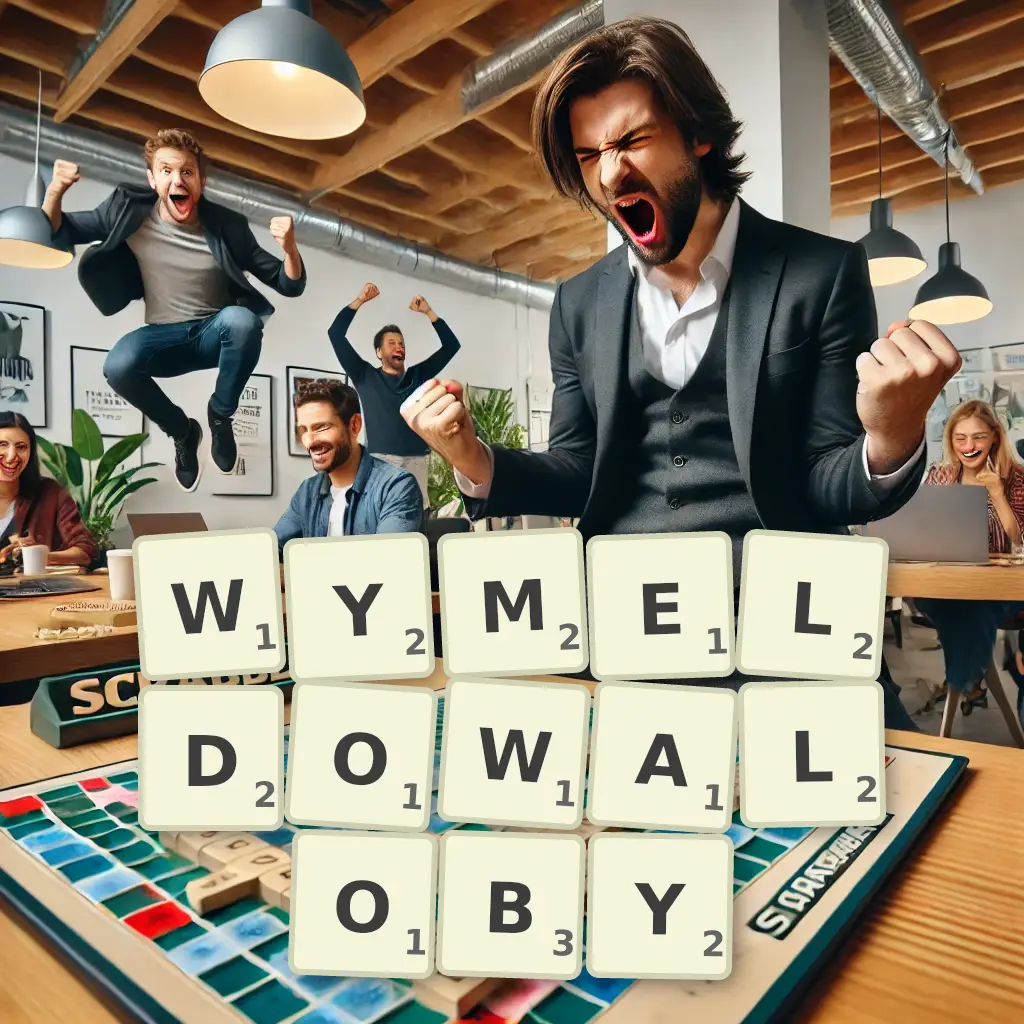 Słowa z liter WYMELDOWAŁOBY