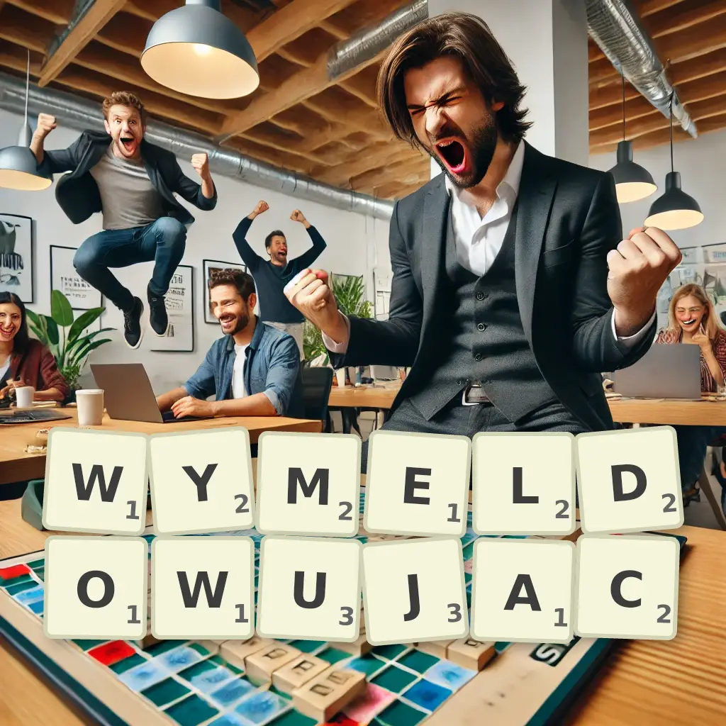 Słowa z liter WYMELDOWUJĄC