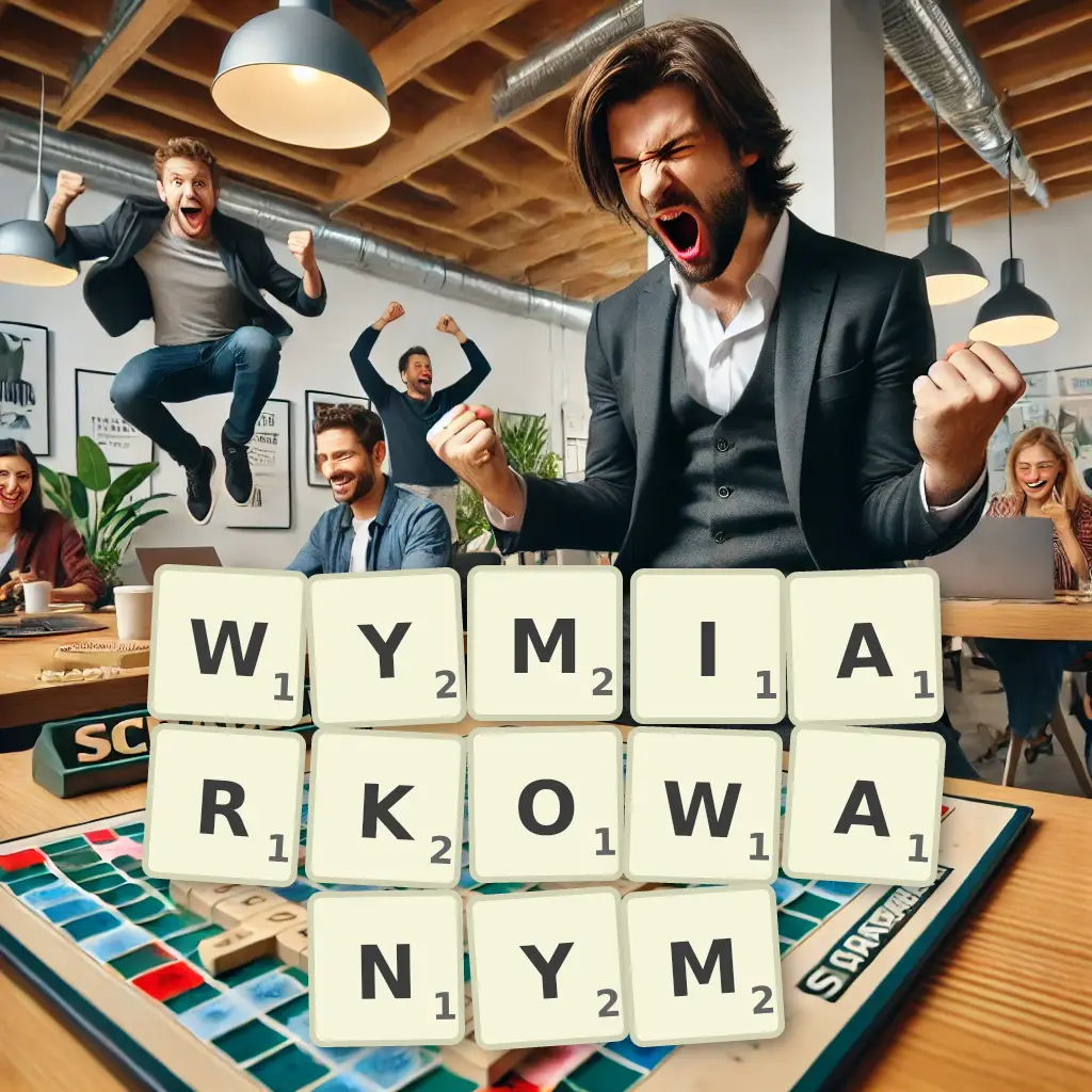 Słowa z liter WYMIARKOWANYM