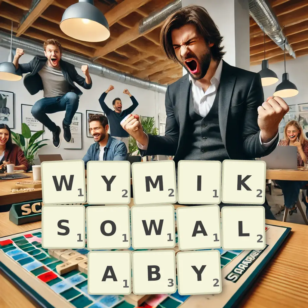 Słowa z liter WYMIKSOWAŁABY