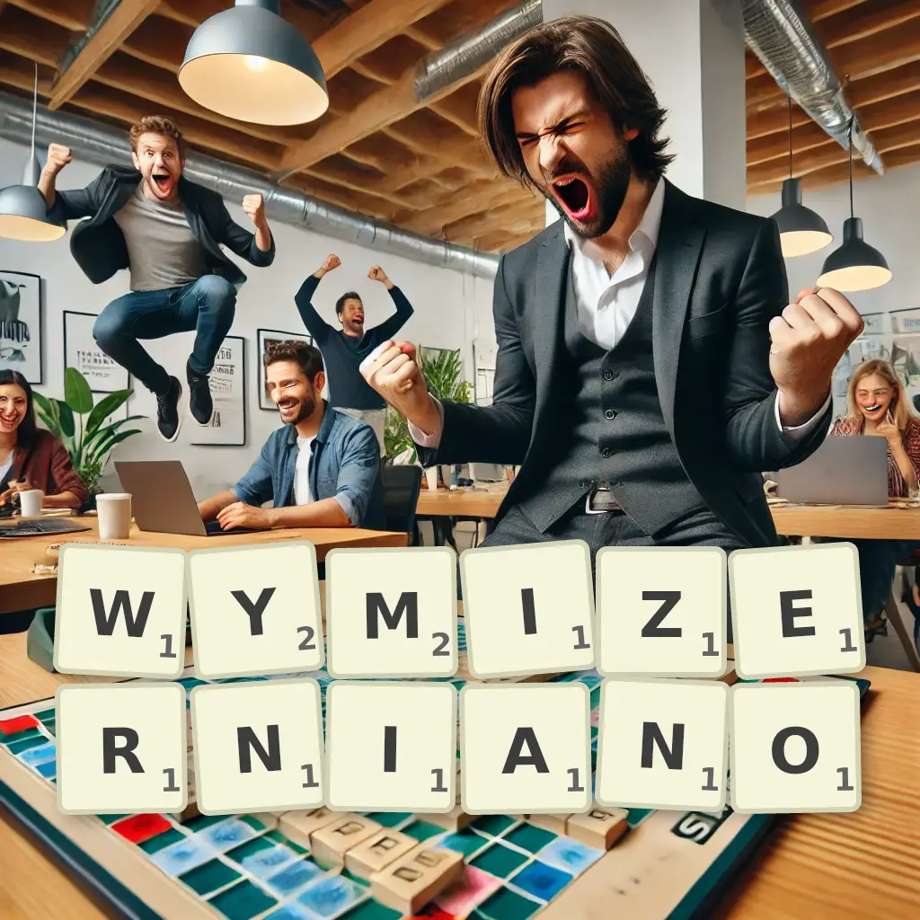 Słowa z liter WYMIZERNIANO
