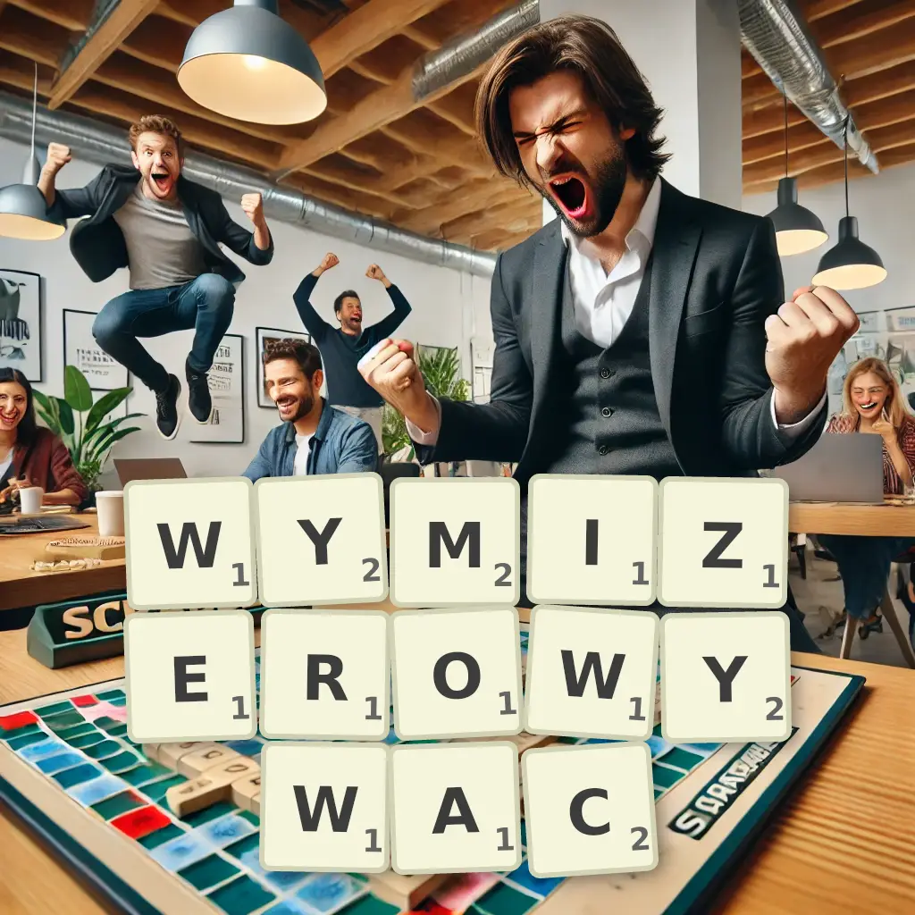 Słowa z liter WYMIZEROWYWAĆ