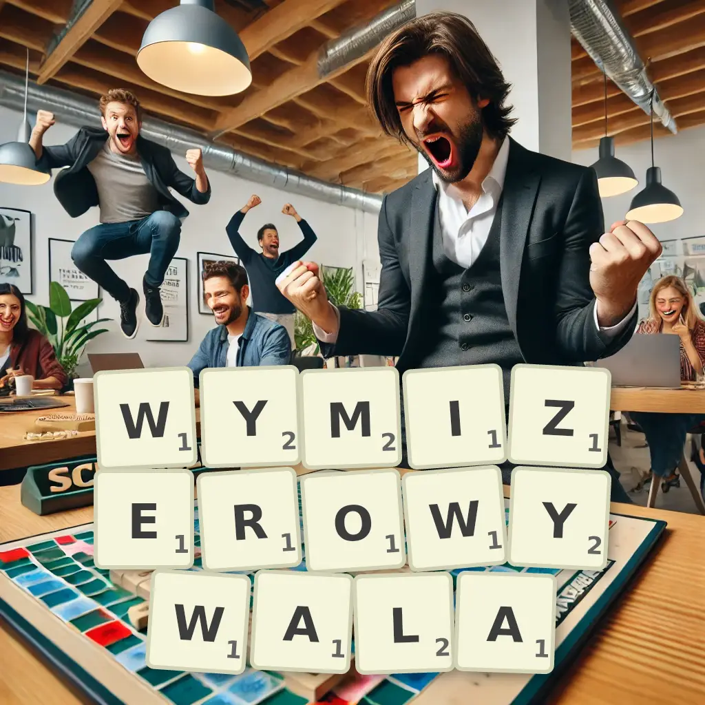 Słowa z liter WYMIZEROWYWAŁA