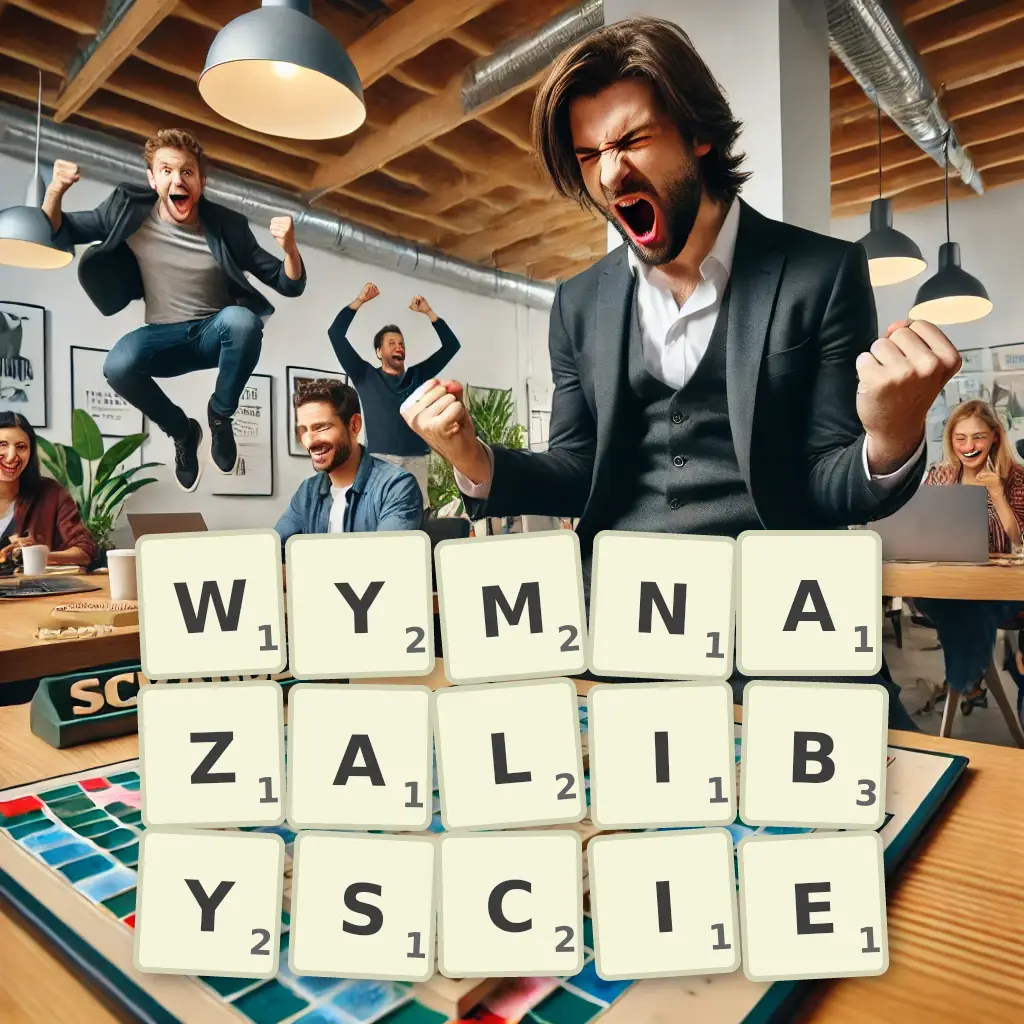 Słowa z liter WYMNAŻALIBYŚCIE