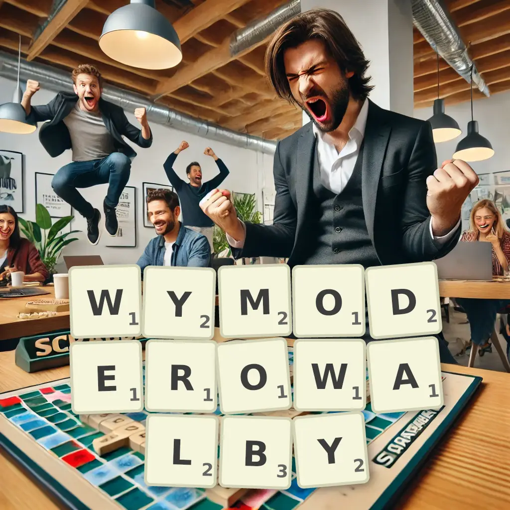 Słowa z liter WYMODEROWAŁBY