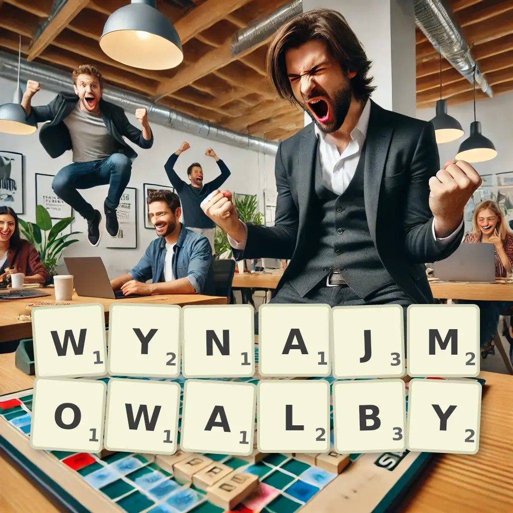 Słowa z liter WYNAJMOWAŁBY