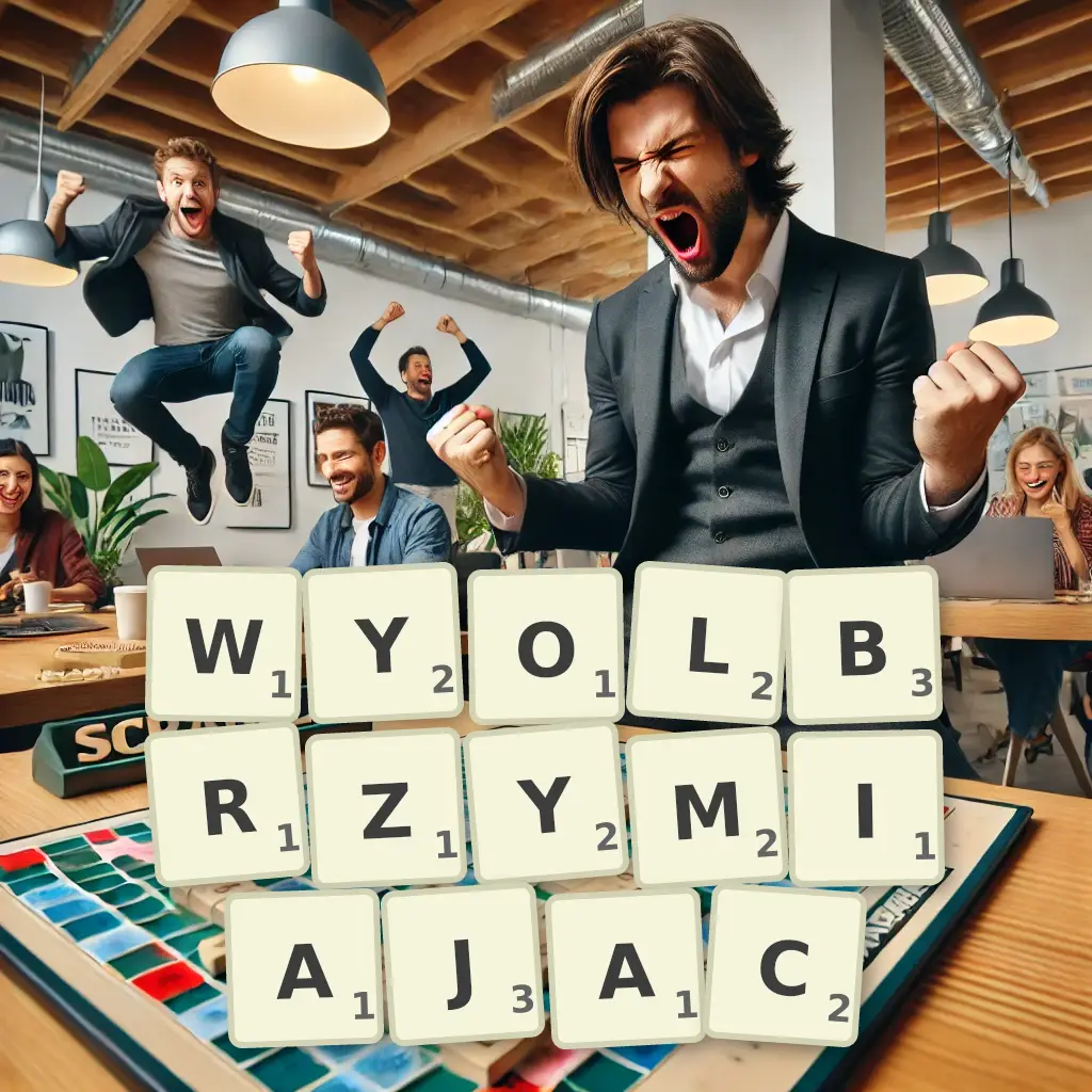 Słowa z liter WYOLBRZYMIAJĄC