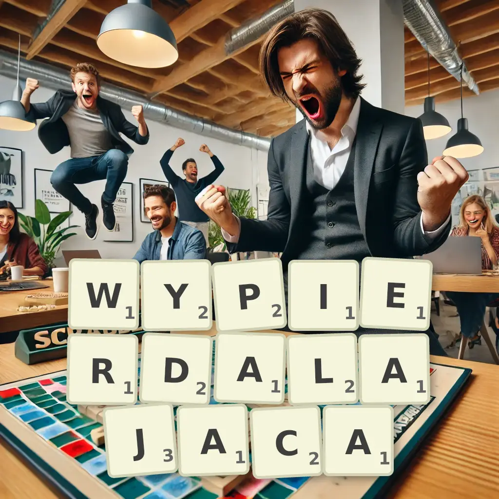 Słowa z liter WYPIERDALAJĄCA