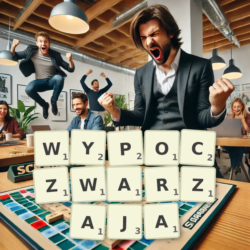 Słowa z liter WYPOCZWARZAJĄ