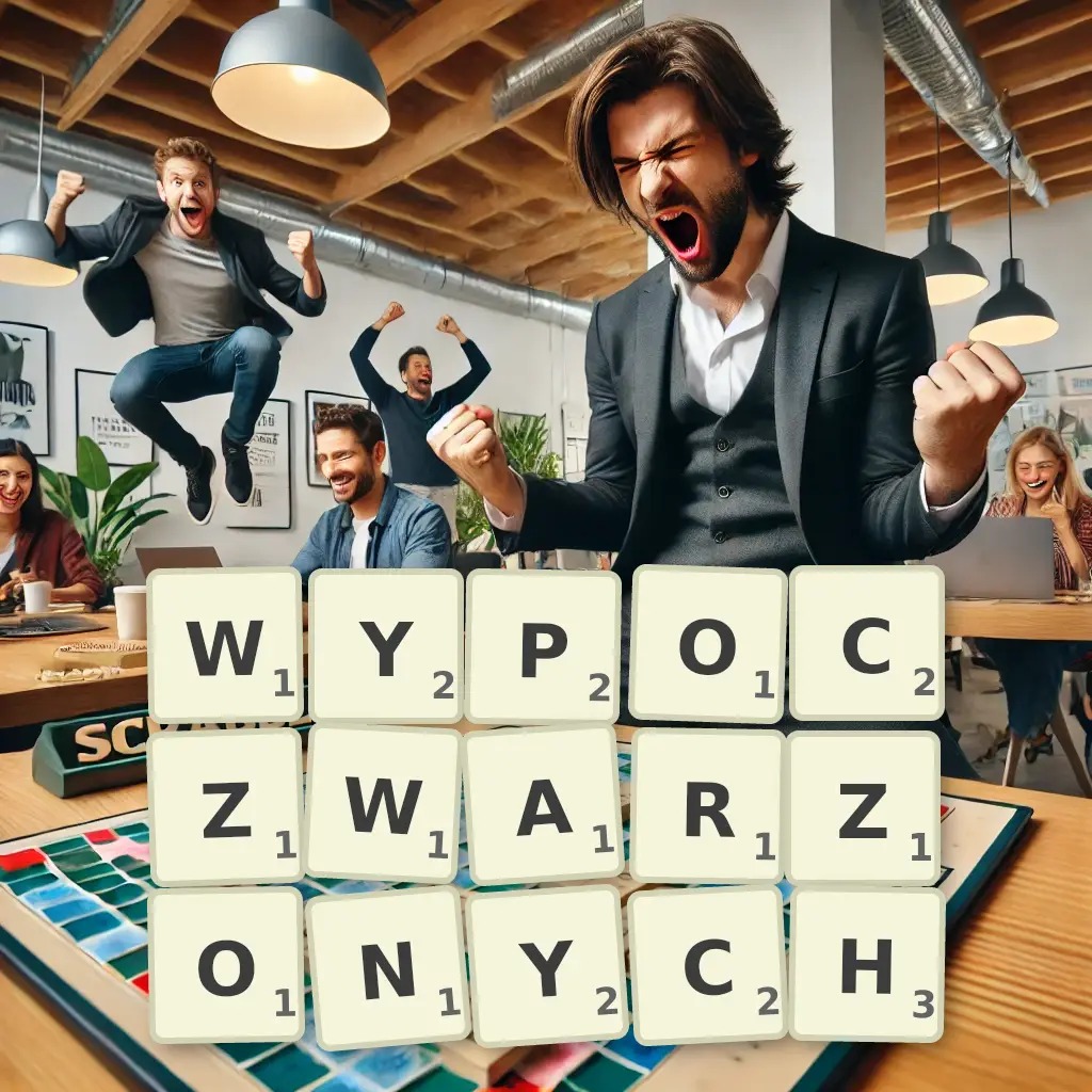 Słowa z liter WYPOCZWARZONYCH