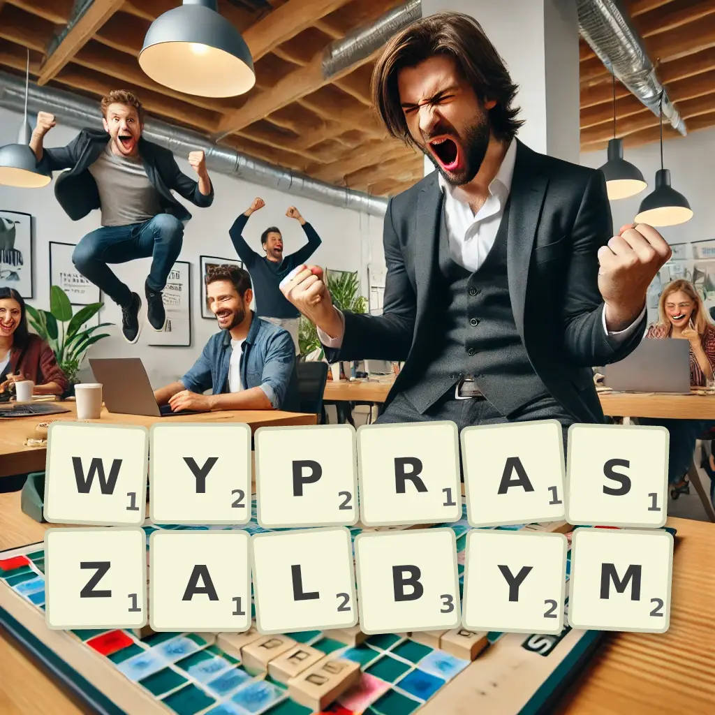 Słowa z liter WYPRASZAŁBYM