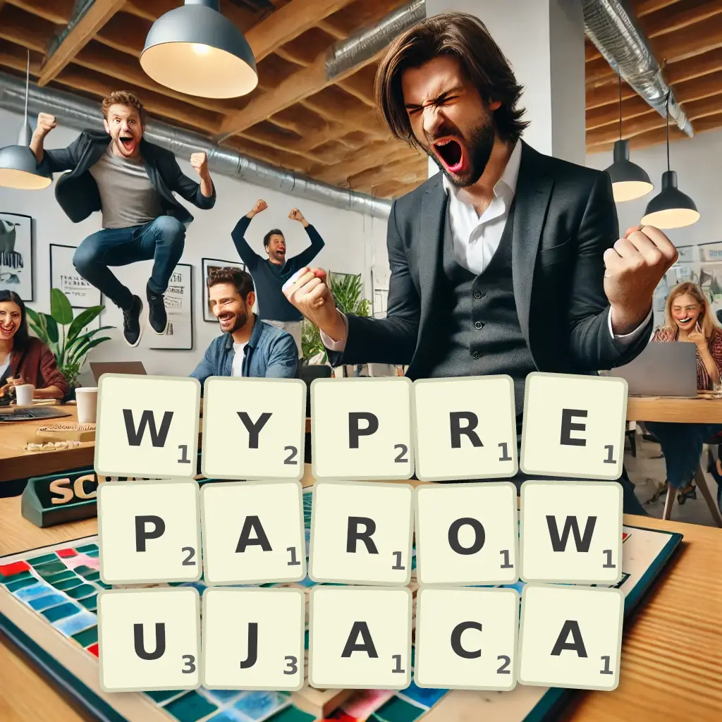 Słowa z liter WYPREPAROWUJĄCĄ