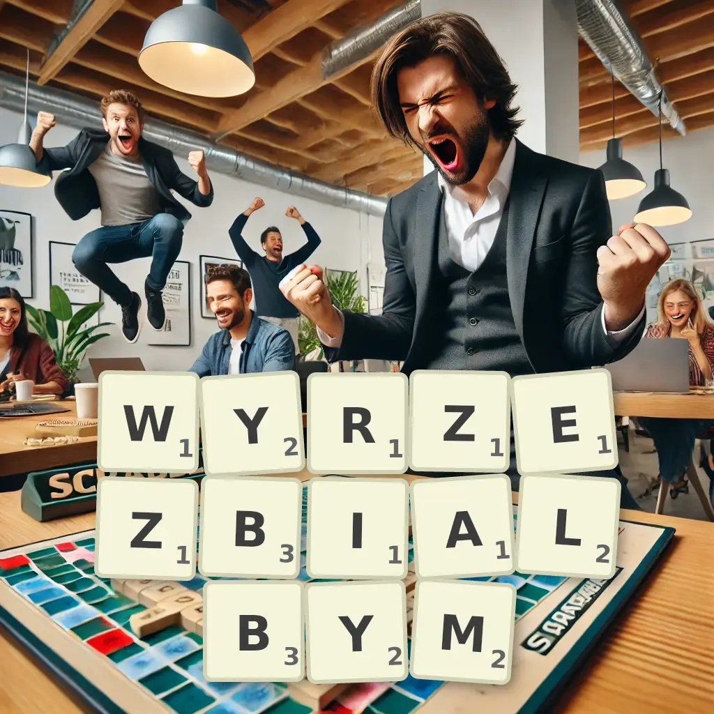 Słowa z liter WYRZEŹBIAŁBYM