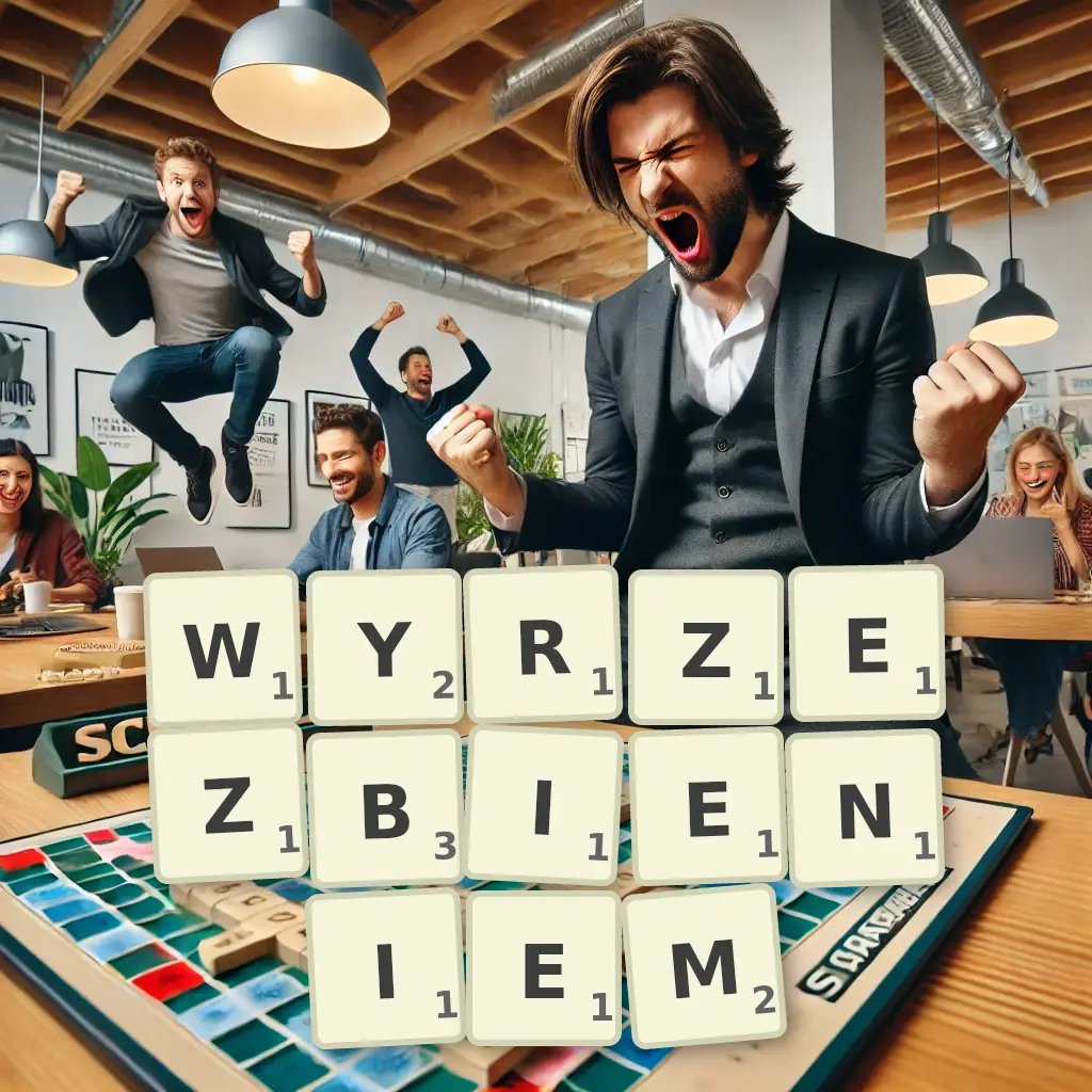 Słowa z liter WYRZEŹBIENIEM