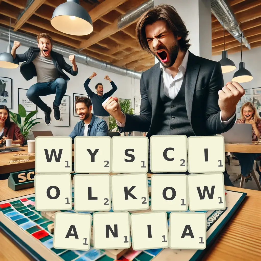 Słowa z liter WYŚCIÓŁKOWANIA