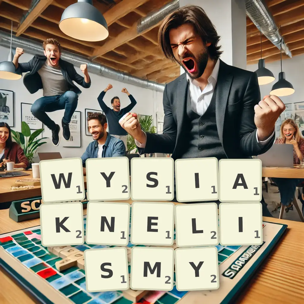 Słowa z liter WYSIĄKNĘLIŚMY