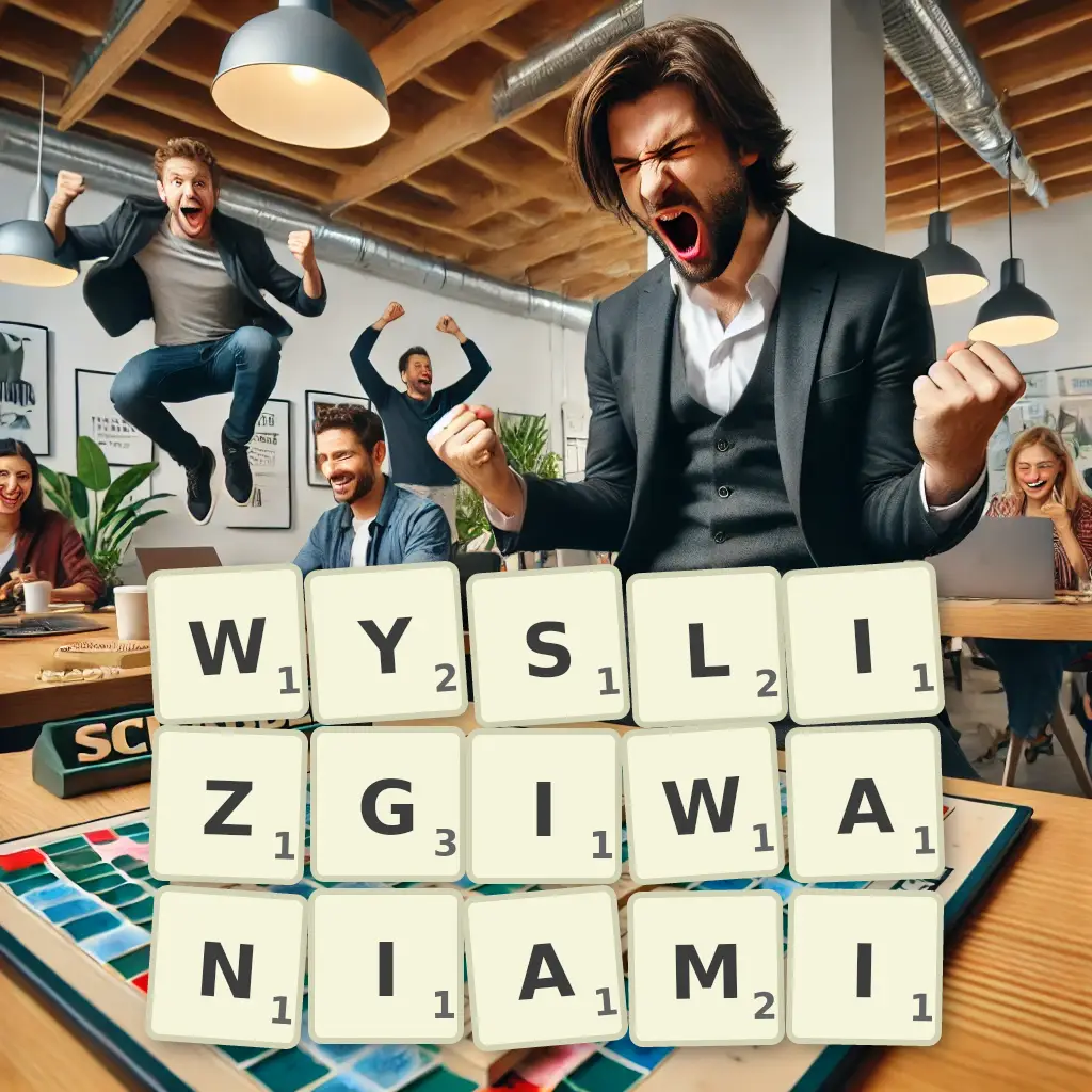 Słowa z liter WYŚLIZGIWANIAMI