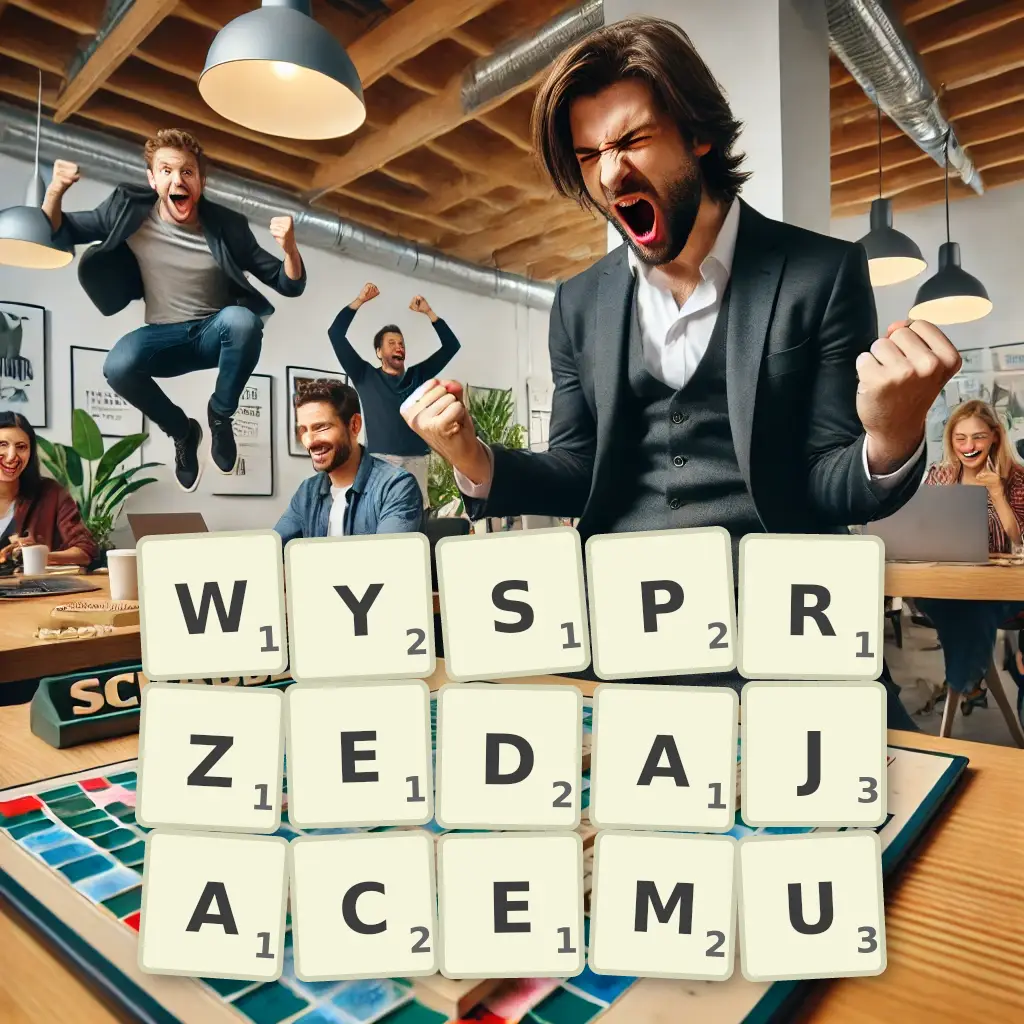 Słowa z liter WYSPRZEDAJĄCEMU