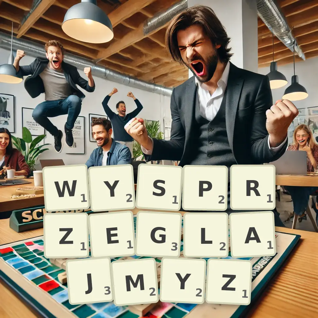 Lista słów z liter WYSPRZĘGLAJMYŻ Słowa z liter WYSPRZĘGLAJMYŻ