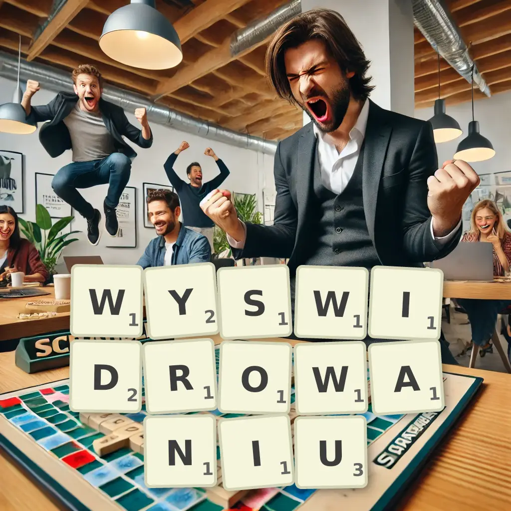 Słowa z liter WYŚWIDROWANIU