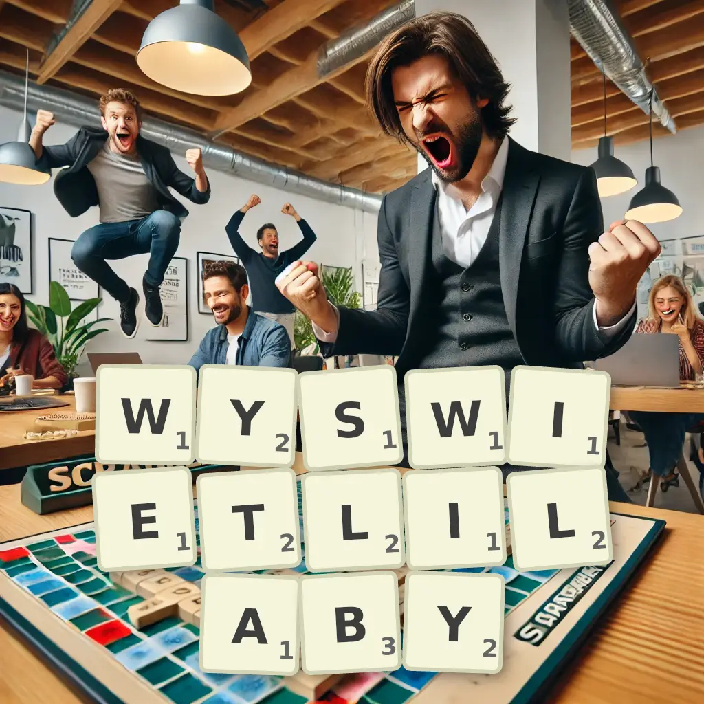 Słowa z liter WYŚWIETLIŁABY
