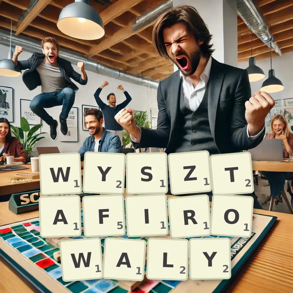 Słowa z liter WYSZTAFIROWAŁY
