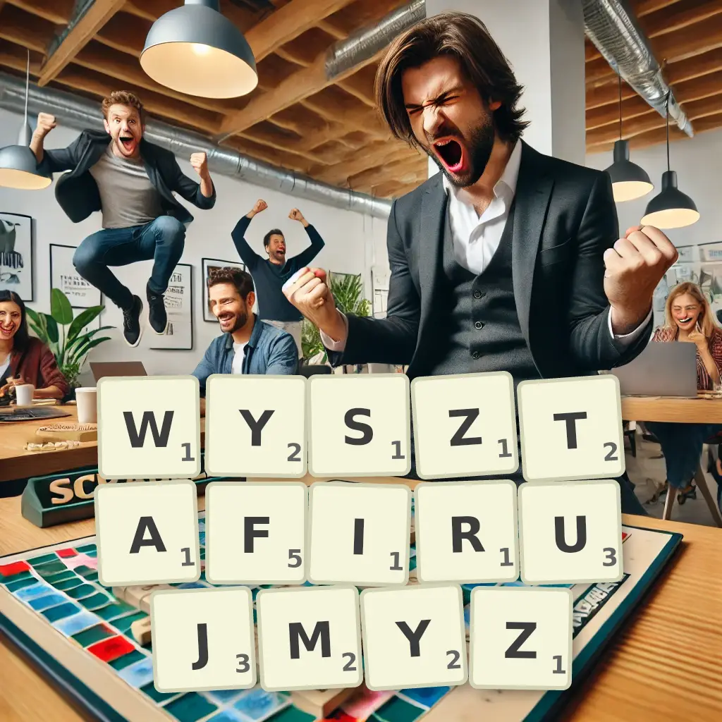 Słowa z liter WYSZTAFIRUJMYŻ