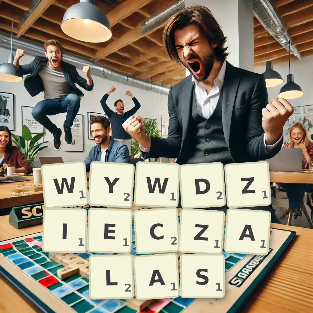 Słowa z liter WYWDZIĘCZAŁAŚ