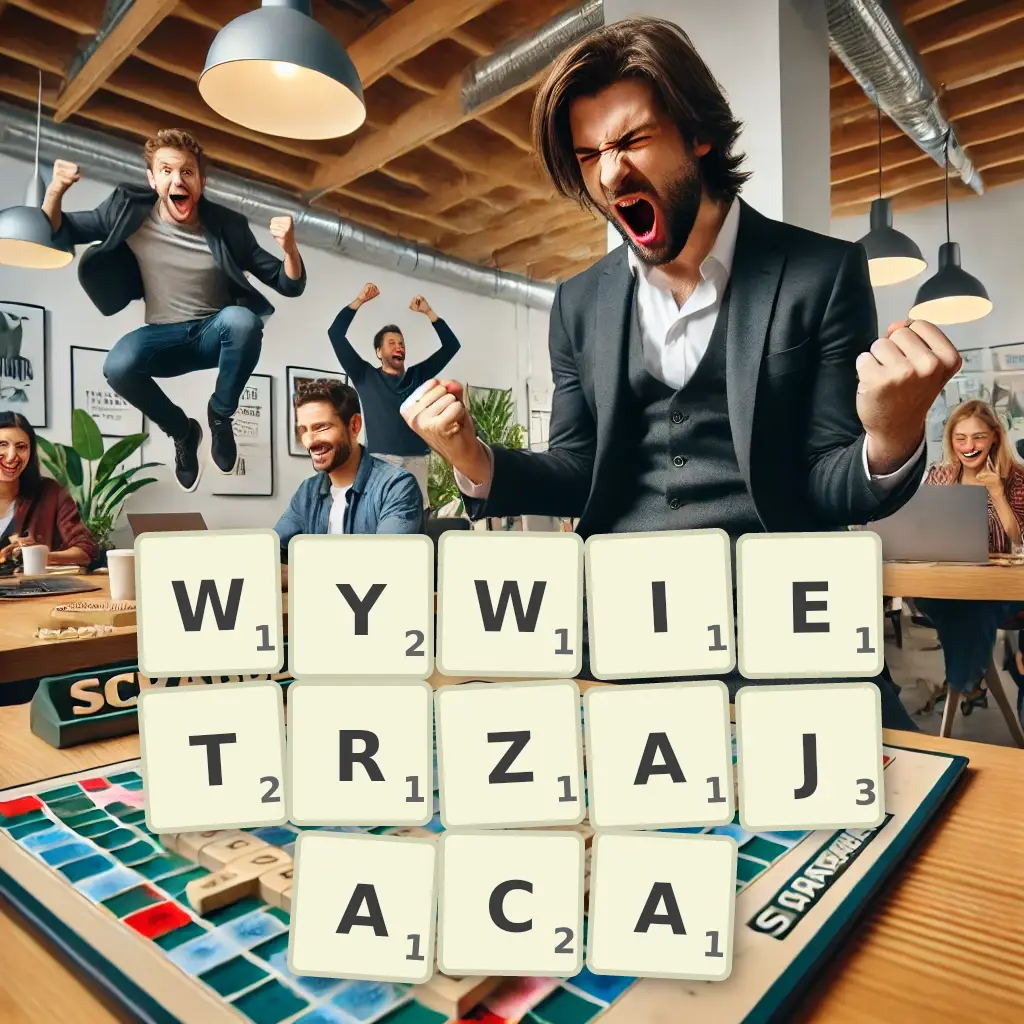 Słowa z liter WYWIETRZAJĄCA