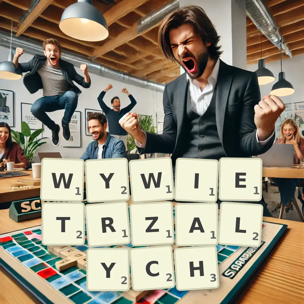 Słowa z liter WYWIETRZAŁYCH
