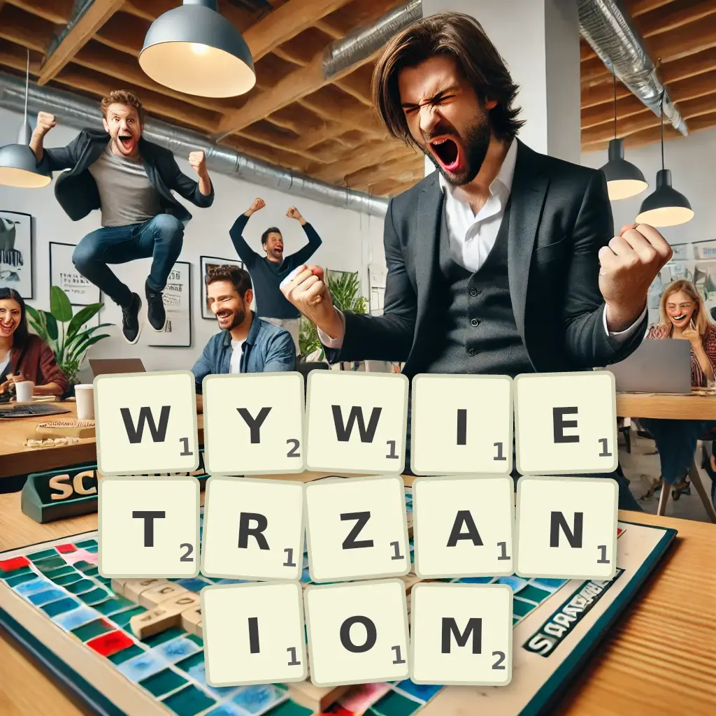 Słowa z liter WYWIETRZANIOM