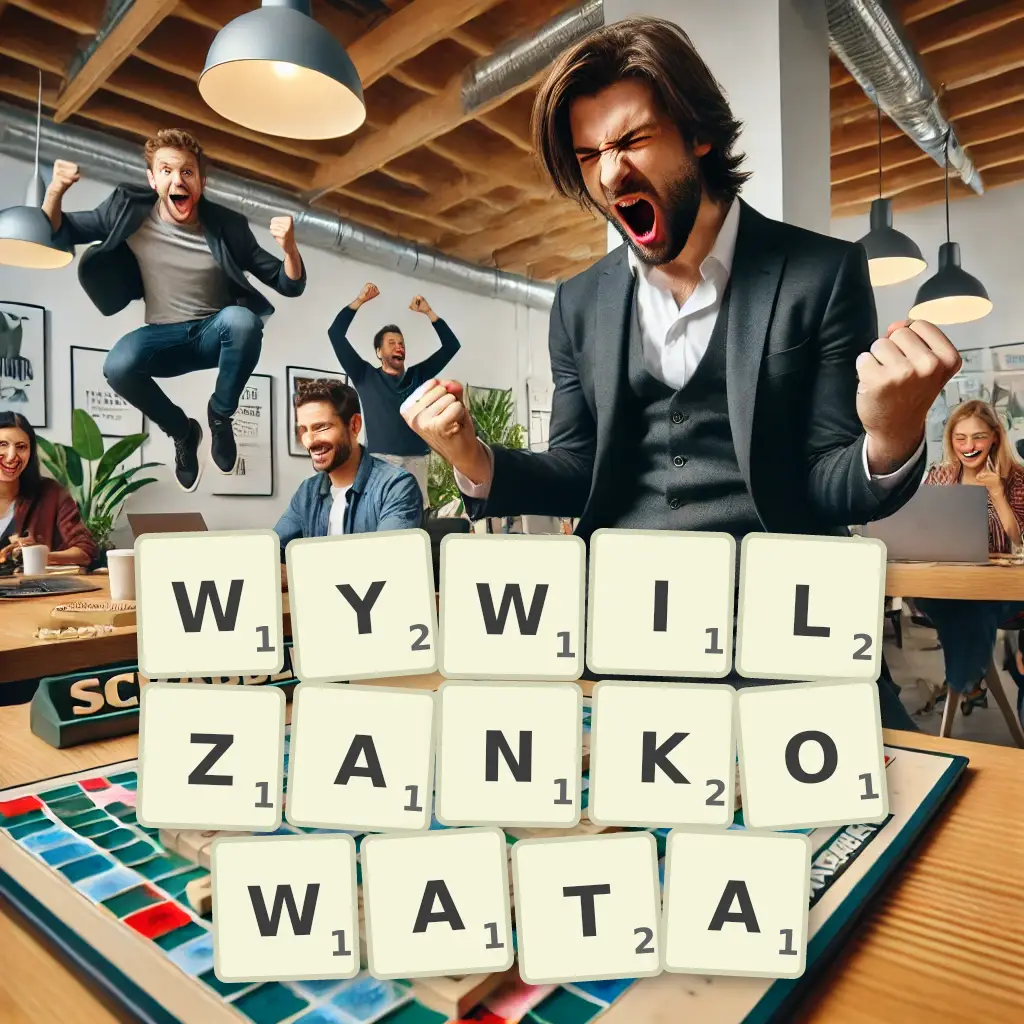 Słowa z liter WYWILŻANKOWATA