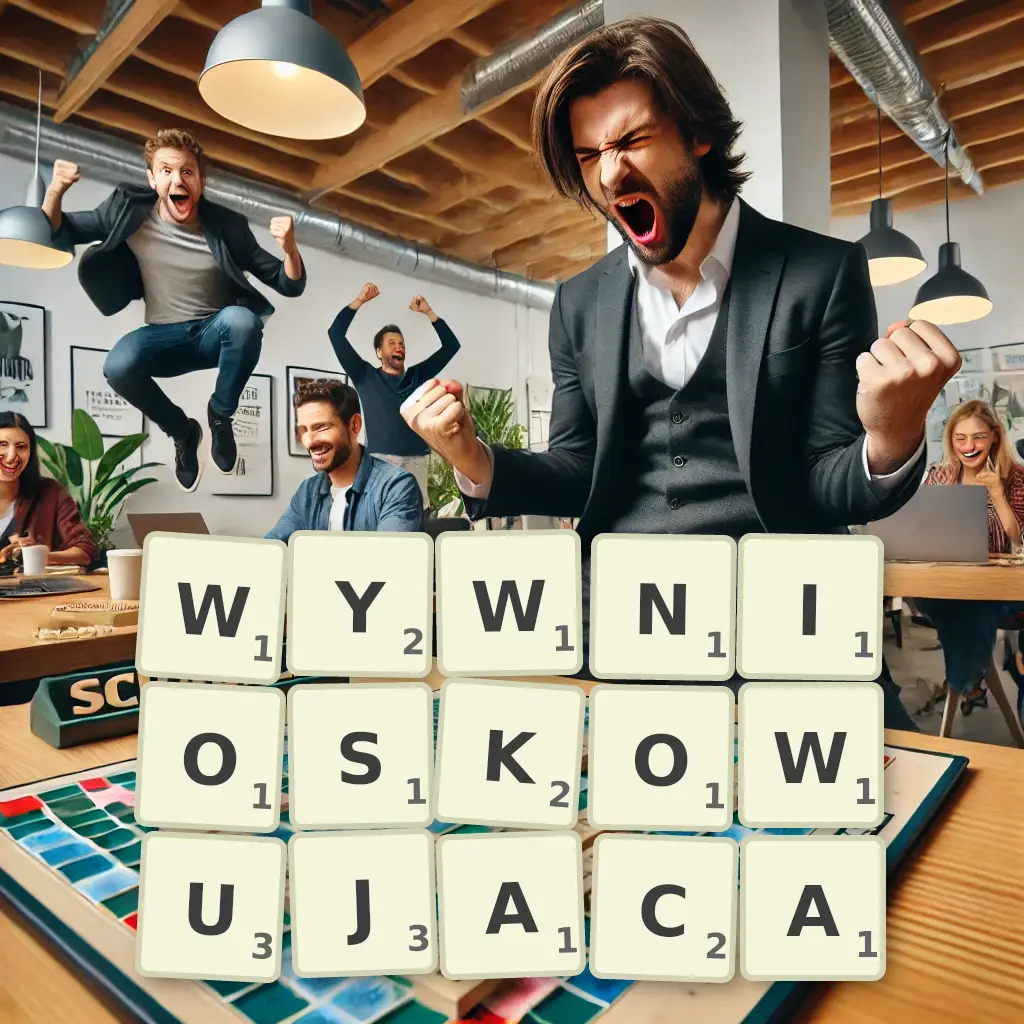 Słowa z liter WYWNIOSKOWUJĄCĄ