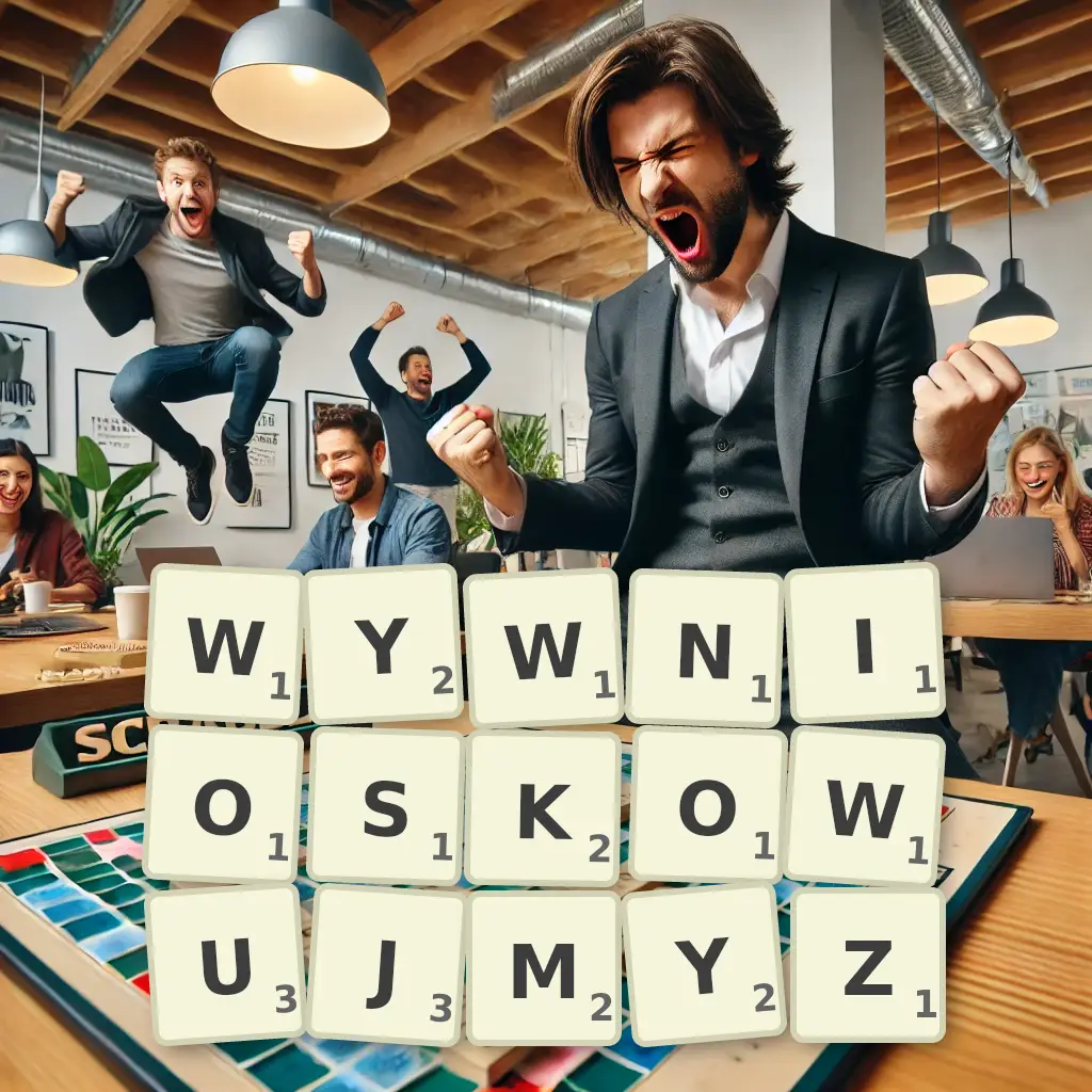 Słowa z liter WYWNIOSKOWUJMYŻ