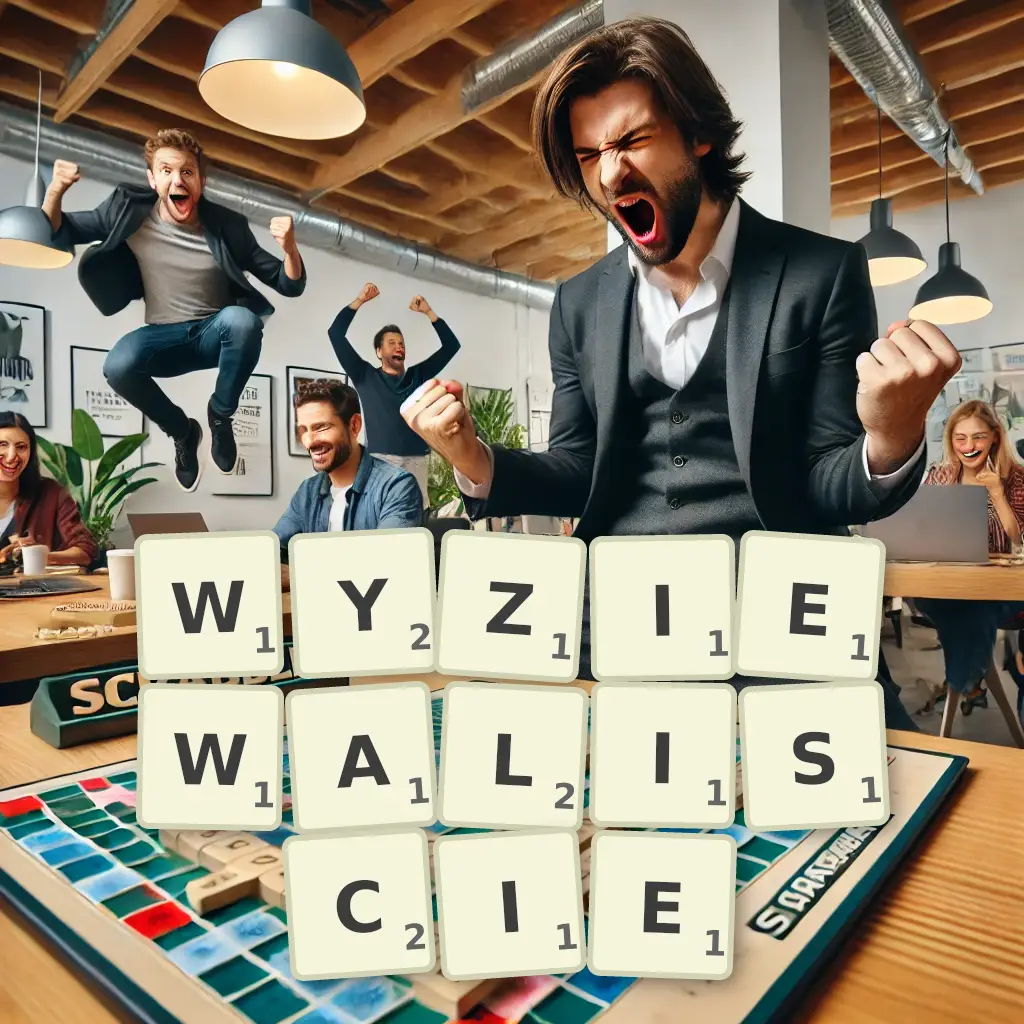 Słowa z liter WYZIEWALIŚCIE