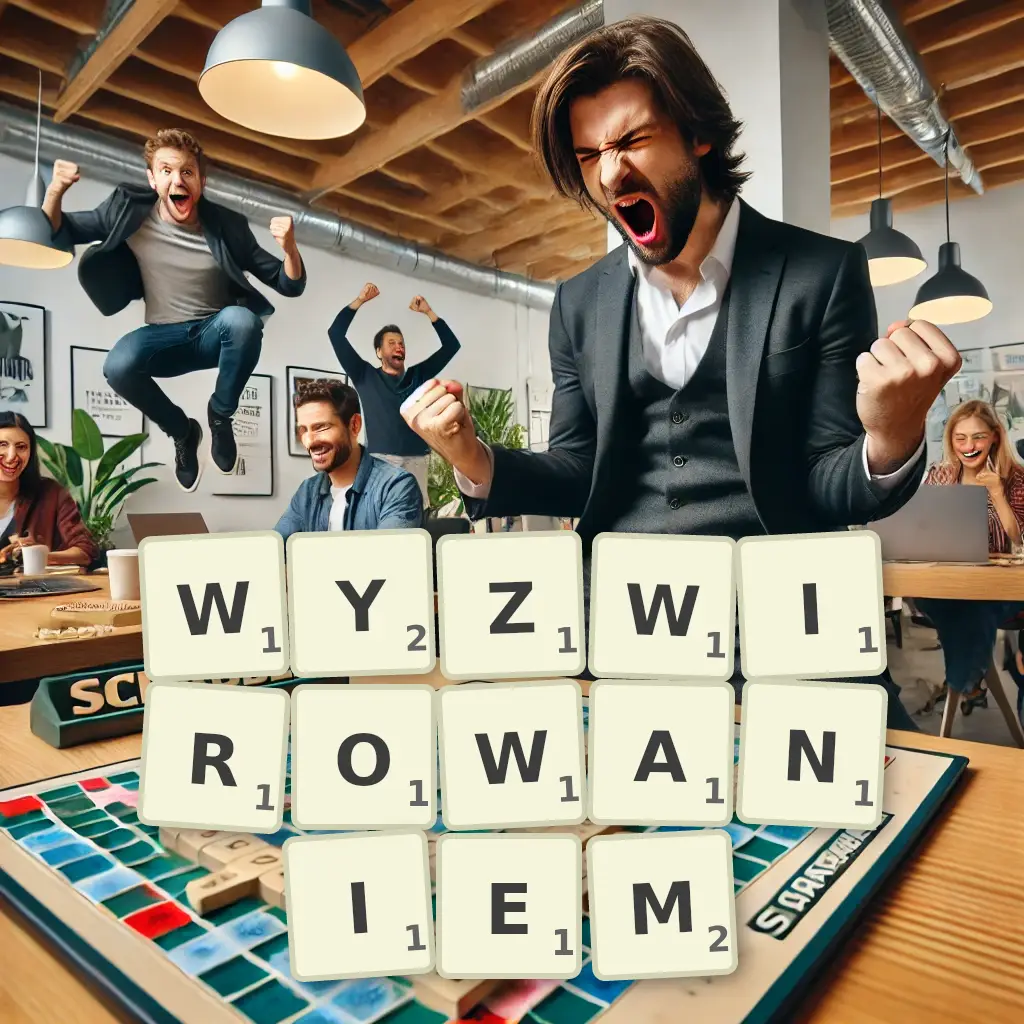 Słowa z liter WYŻWIROWANIEM