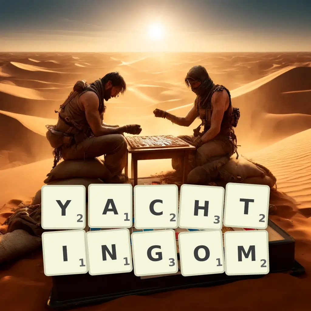 Słowa z liter YACHTINGOM