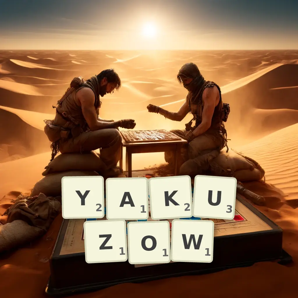 Lista słów z liter YAKUZÓW Słowa z liter YAKUZÓW
