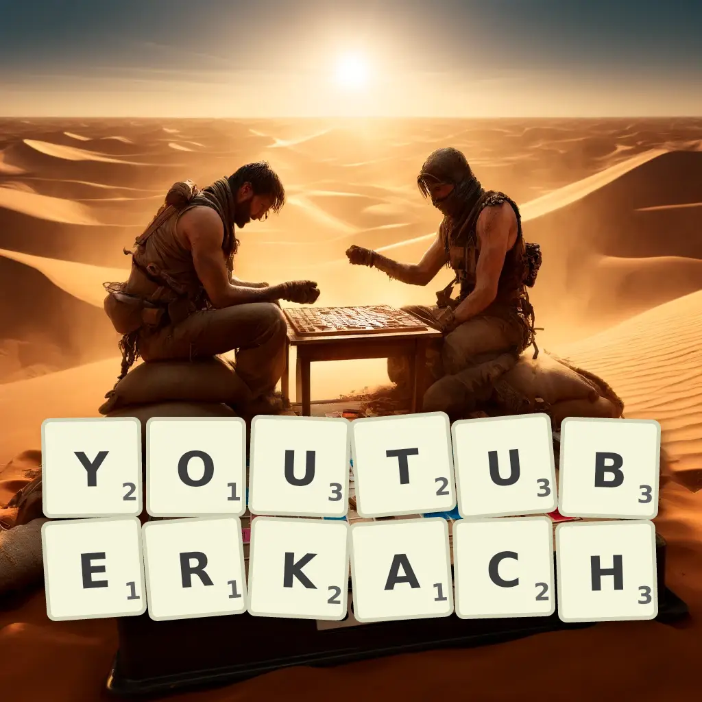 Lista słów z liter YOUTUBERKACH Słowa z liter YOUTUBERKACH